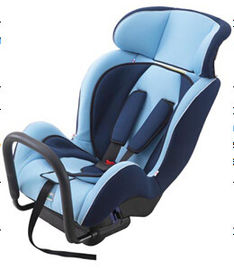Portable Child Safety Car Seats With Adjustable Headrest / Fabric + Sponge