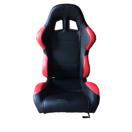 China High Performance Black Sport Racing Seats Fabric And Carbon Look Material factory