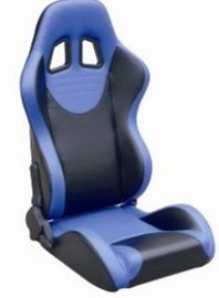 China Large Custom Universal Car Racing Seats With Two Hole Safety Blk Cover factory
