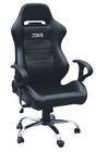 Modern Style Racing Office Computer Chair Gaming chair with single adjustor PVC black