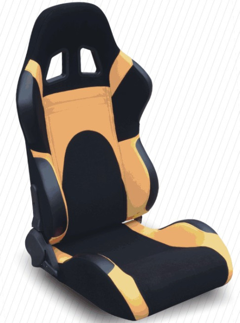Modern Adjustable Custom Racing Seats With Rails And Logo , Easy To Install