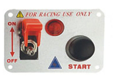 China Automotive Racing Switch Panel With Flip Up Cover , Racing Toggle Switch factory