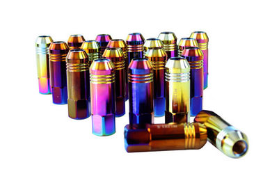 China Alloy / Carbon / Stainless Steel Auto Lug Nuts For Rims 60mm , 12 Months Warranty factory